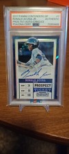 2017 PANINI CONTENDERS RONALD ACUNA ROOKIE AUTO CRACKED ICE JERSEY NUMBER #13/23