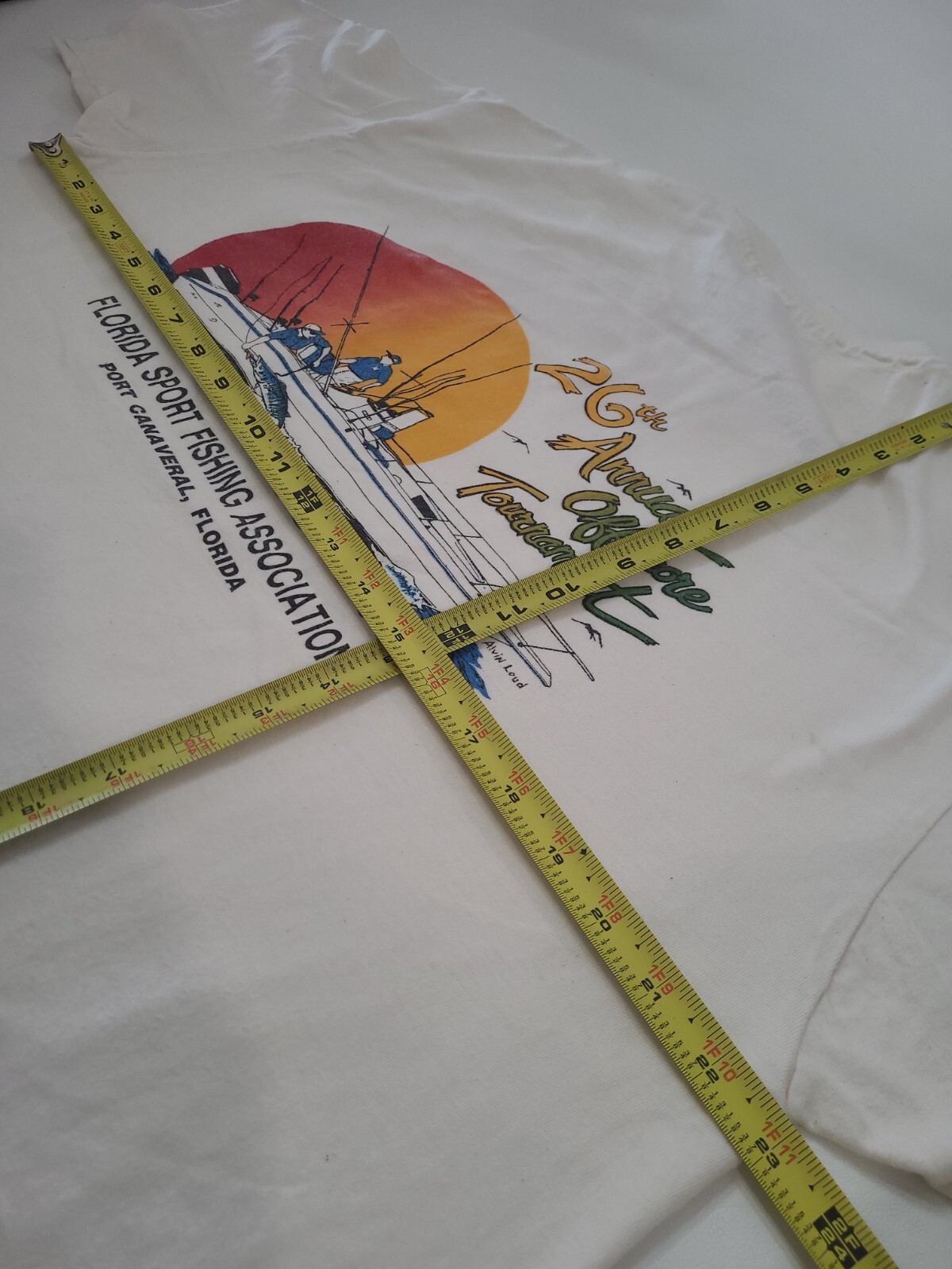 Florida Sport Fishing Association Vintage BeefyT Shi… Gem