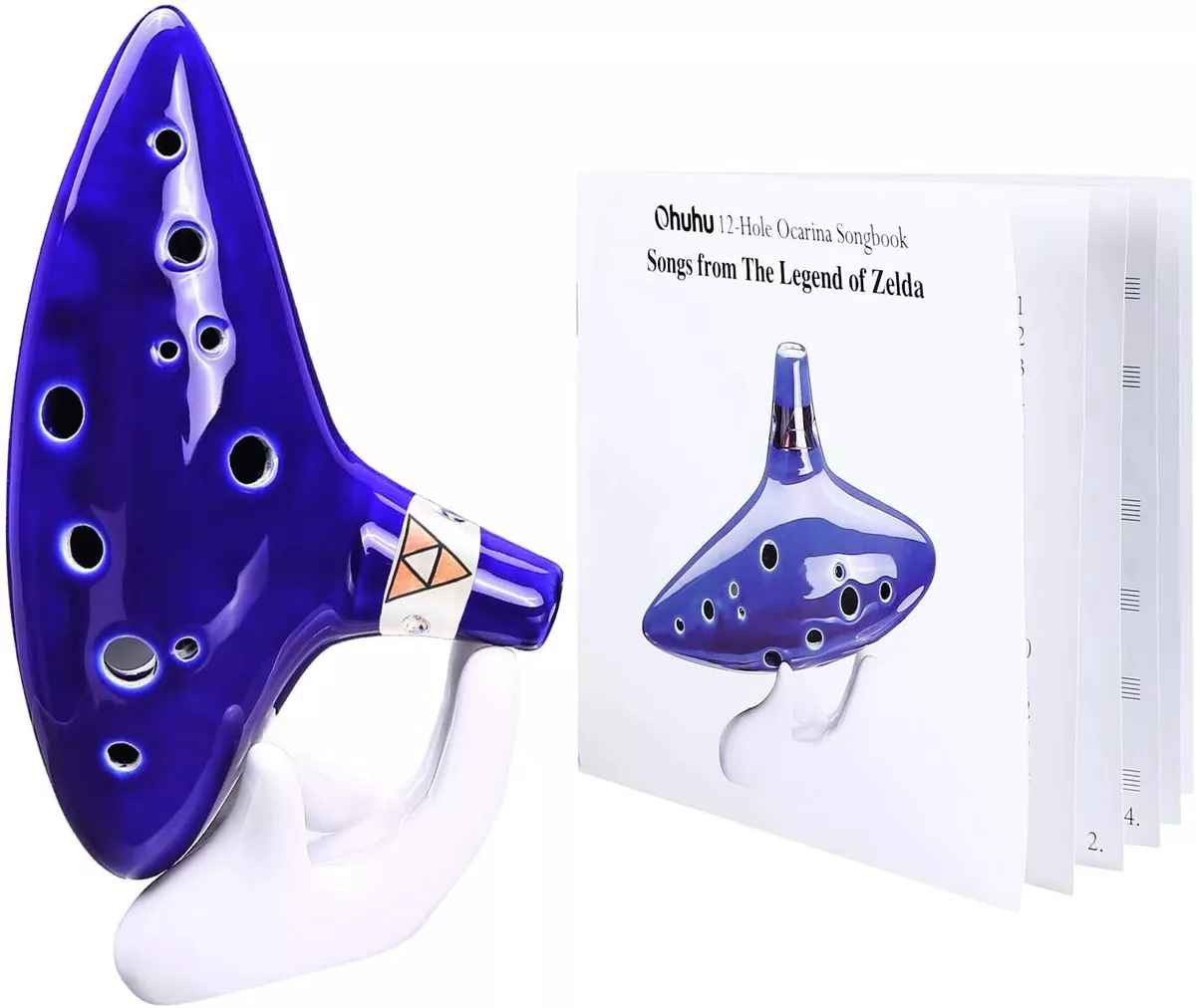 Legend of zelda ocarina du temps de 12 trous céramique ocarina alto c fl ö  bleu te neu - Achat / Vente ocarina legend of zelda ocarina du 