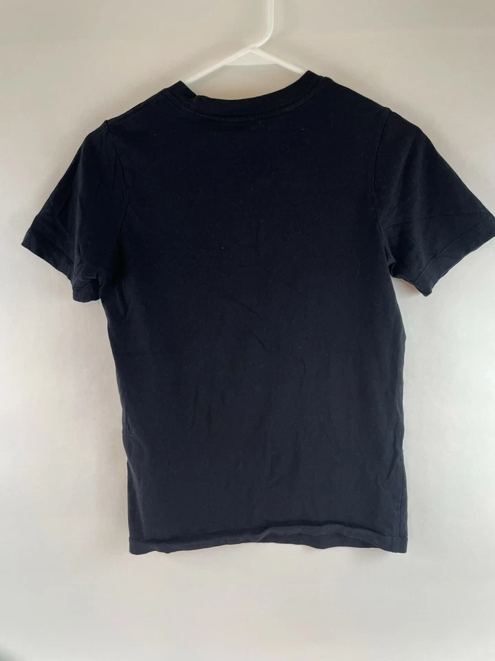 Nike T-Shirt Girls Size Large Black Short Sleeve Round Neck *Just Do it* Print - Image 2 of 4