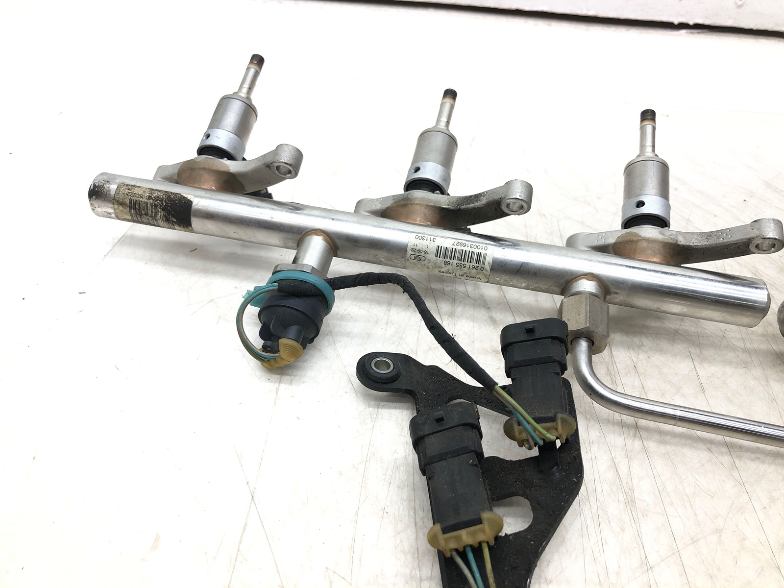 2017-2020 FERRARI GTC4LUSSO 6.3L F140 FUEL INJECTOR RAIL SET 307638 311302