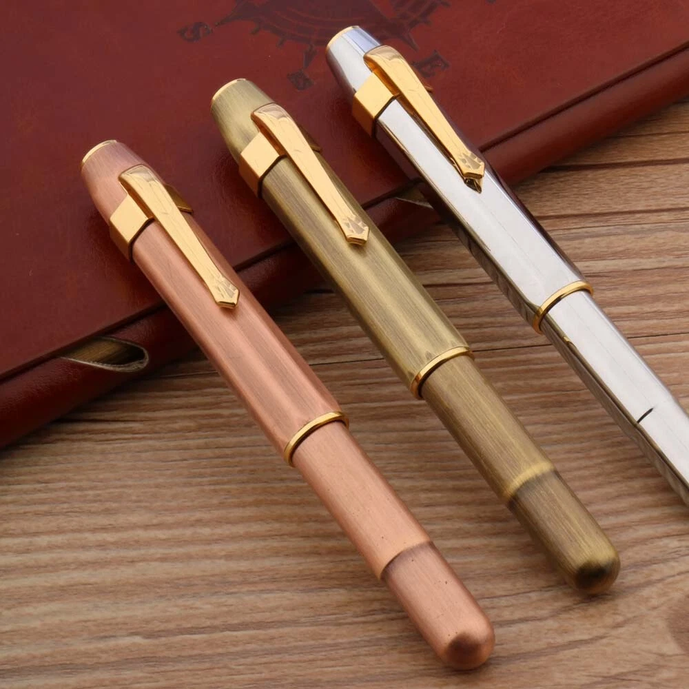 High quality brass Hexagon pocket travel Fountain Pen SPORT PEN