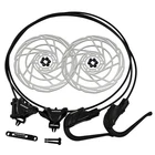 RIDEREVER Triva Carbon Lever Hydraulic Disc Brake Set Di2 For Aero Lever w/Rotor