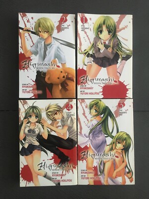  Higurashi  When  They Eye Opening Arc Complete Volume  1 - 4 Manga 