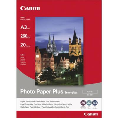20er Multipack Canon Photo Paper Plus Semi-gloss SG-201 1686B026 Fotopapier DIN