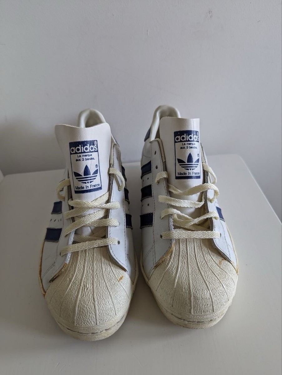 【sale!!! 】 70s ADIDAS SUPERSTAR Deadstock Vintage 1970 70's. Adidas Superstar Made In France
