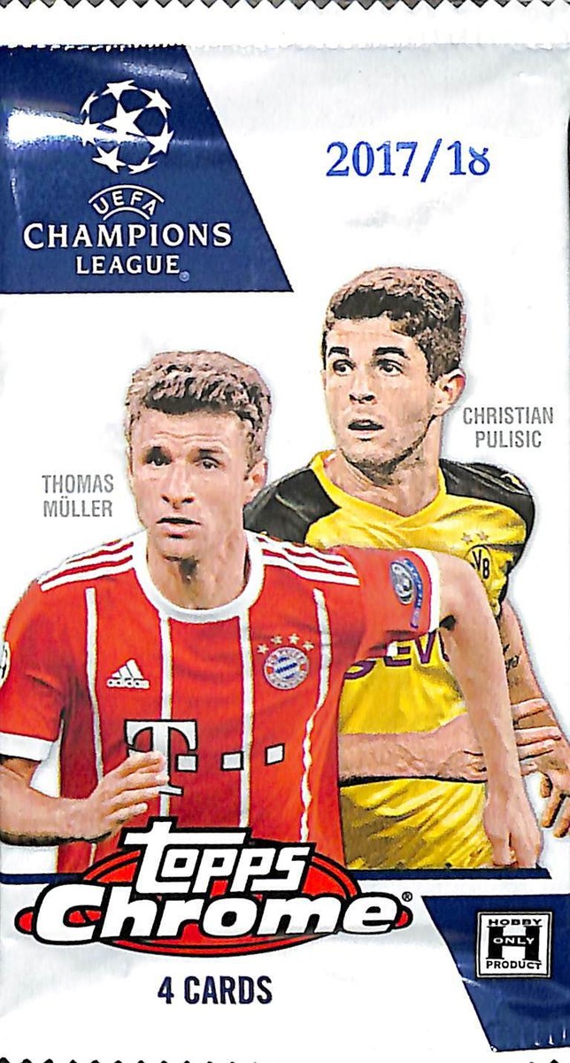 2017/18 Topps Chrome UEFA Champions League Hobby Pack | eBay