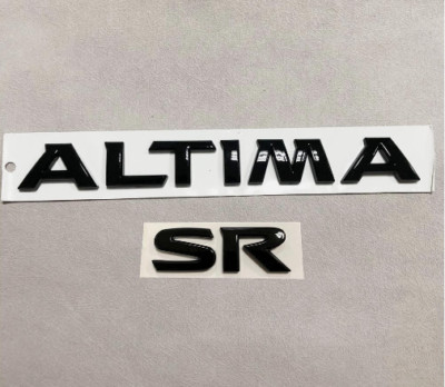 Gloss Black For 2018 -2024 ALTIMA SR Midnight Edition Trunk Lid Emblem ...