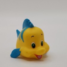 RARE Flounder Disney The Little Mermaid Bath Toys Floating Disney Toy    