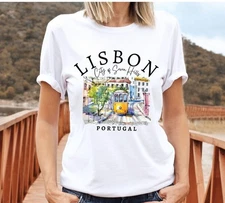 Lisbon T-Shirt Travel Gift for Portugal Lovers Souvenir Tee