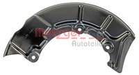 Metzger Spritzblech Bremsscheibe Vorne Rechts FüR VW Golf IV 1J1 1J5 6115021