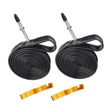 2 Pack 700x23/25c F/V60mm Presta Valve Bicycle Inner Tire Tubes 700c Bike Tire