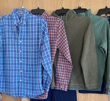 LOT ( 5 ) VINEYARD VINES Shirts / Johnston Murphy Pullover / JOES Jeans 12 - 14