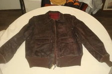 Vintage 1950’s HERCULES Brown LEATHER JACKET Sears, Roebuck & Co Size Medium