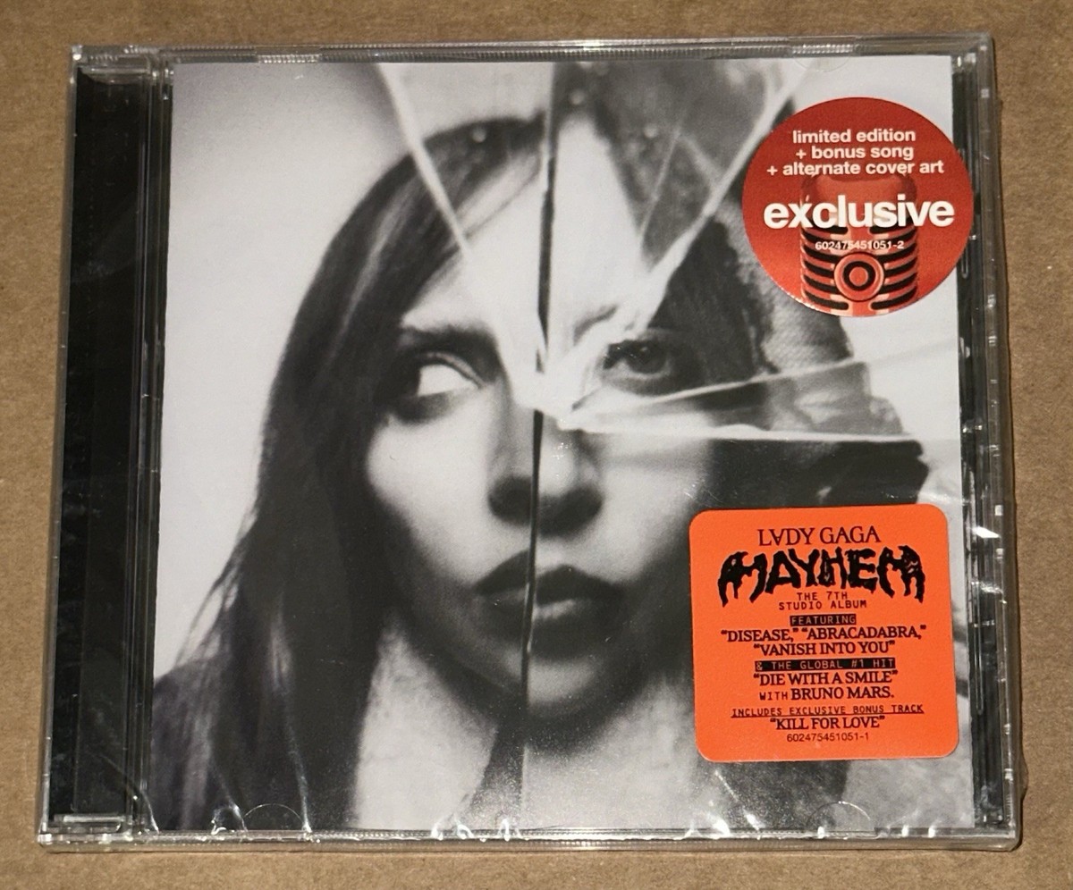 Lady Gaga Mayhem Target Limited Edition Exclusive CD Album Brand