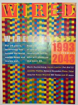 WIRED Magazine October 2018 25th anniversary issue FREE SHIP