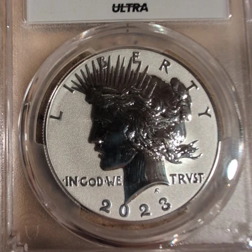 2023-S Reverse Proof Peace Dollar PCGS PR70 Ultra Breaks