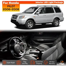 16 x For 2006 - 2008 Honda PILOT Interior LED Lights Bulb Kit Map Dome 194 White