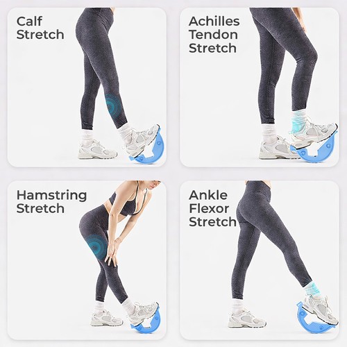 Fuß Bein Wippe Wadenstrecker Plantarfasziitis Achillessehnenentzündung Linderung Yoga - Bild 8 von 8