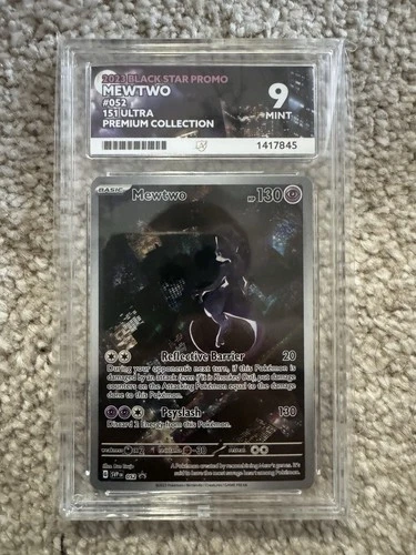 Pokémon TCG Mewtwo 052 2023 Black Star Promo Holo ENG Basic Ace 9