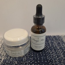 Visage Pur 1oz Anti Aging Cream And 1oz Vitamin C Serum Sealed See Description 
