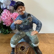 Royal Doulton Lobster Man Figurine Vintage HN2317 England Coastal Fisherman