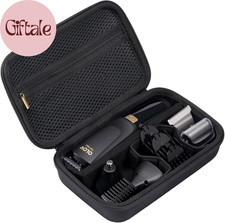 Hard EVA Travel Case for Hair Clipper Trimmer Shaver Storage Organizer Black