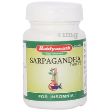 4 X 50 Baidyanath Ayurvedic Sarpagandha Tablets  Helpful in Insomnia