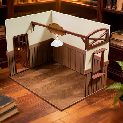 MRY-SFW RHF12275 Bakery Scene Base Original Shop Scene Base 1/12