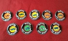Lot Of 9 Vintage Hot Wheels Redline Badges From 1969. Very Nice! Original.