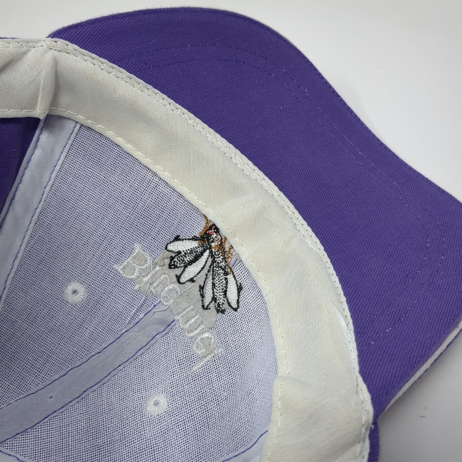 Bite Me! Alaska Strapback Baseball Cap Purple One… - image 8