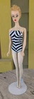 Vintage # 3 Blonde ponytail Barbie Doll Red Lips Swimsuit Glasses Japan Shoes