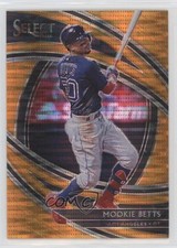 2020 Panini Select Premier FOTL Orange Pulsar Prizm 7/13 Mookie Betts #118 b4d