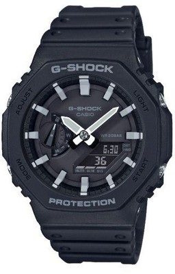 Casio - GA-2100-1AER,   Man RESIN BLACK  Watch