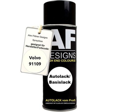 Für Volvo 91109 Amstel White Spraydose Basislack Sprühdose 400ml