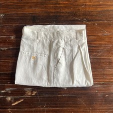 Lauren Ralph Lauren White Linen Trousers Size 8