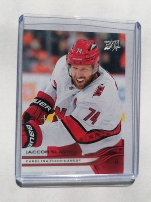 Trading Card NHL Saison 2025 /26 UD Series 2 JACCOB SLAVIN CAROLINA HURRICANES