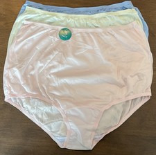 3 Pack Vanity Fair Perfectly Yours Ravissant Nylon Brief Panties Size 7 / L New