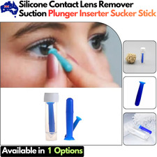 Silicone Contact Lens Remover Suction Forceps Plunger Inserter Sucker Stick