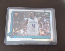 2025-26 Topps Chrome Basketball Refractor Sion James #283 Charlotte Hornets RC