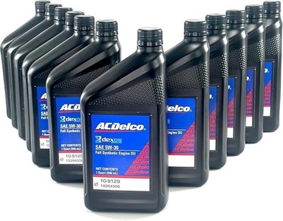 ACDelco 10-9129 Dexos 2 SAE 5W-30 Full Synthetic Diesel Duramax   ( 12 PACK )