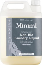 Miniml Eco Laundry Liquid Washing Detergent 5L Refill - Natural Non Bio Fresh 5.20 per litre