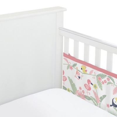 ATMUNGSAKTIVES BABY NETZBETTFUTTER FÜR KINDERBETTEN | NEU | BEZÜGE 4 SEITEN | KOSTENLOSER VERSAND