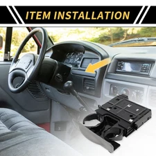 Dashboard Cup Holder for Ford F-450 F-350 F-250 F-550 1999-2004 Coin Holder Gray