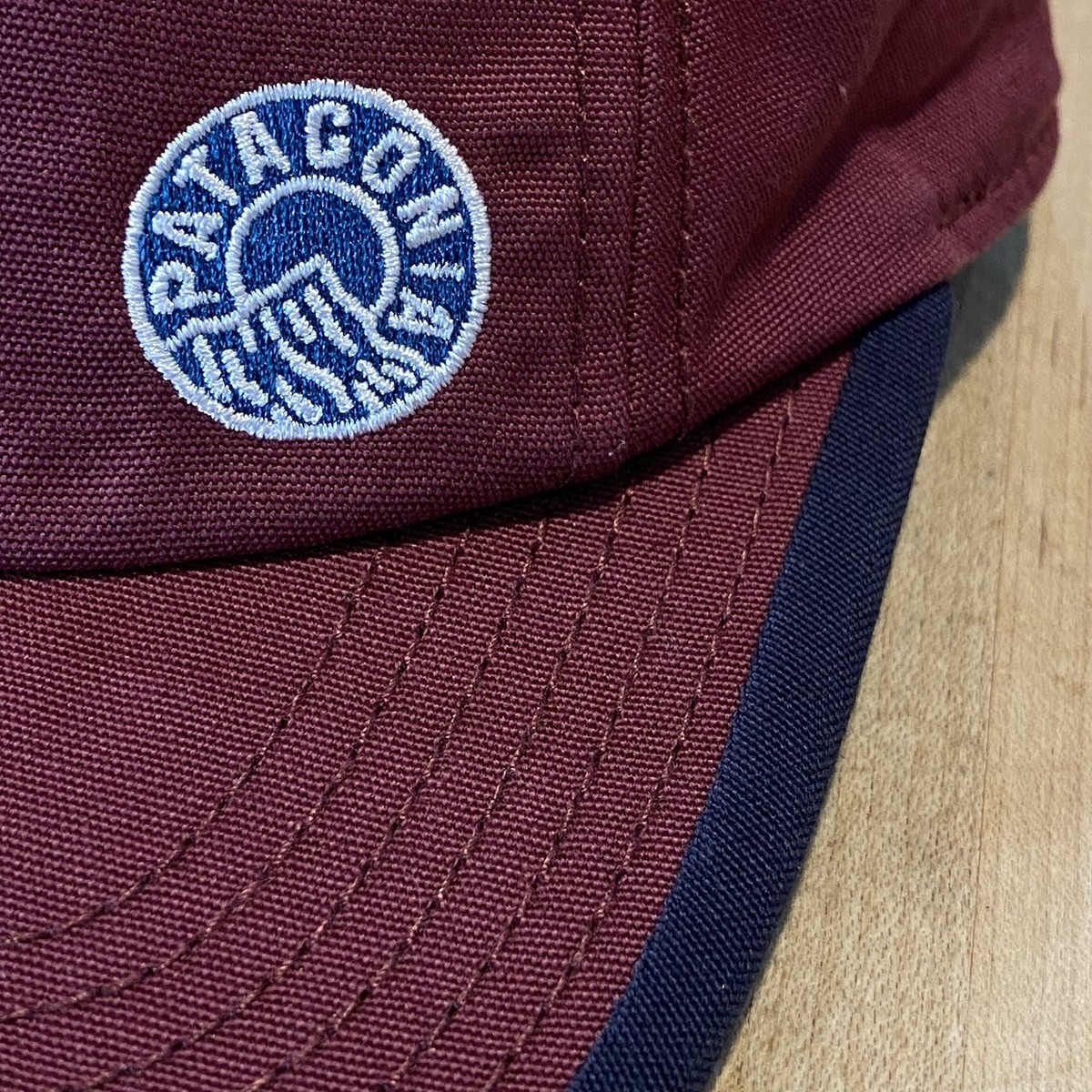 Patagonia Peak Patch Label Tradesmith Cap - Excellent - Oxblood Red - 2015 View 4