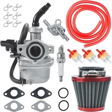 PZ19 Carburetor Carb Air Filter Fuel Line Kit for 50cc 70cc 90cc 110cc 125cc Tao