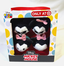 Disney Tsum Tsum 3.5 1 Mickey and 3 Minnie Mouse 4-Pack Target Exclusive-NIB