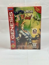 Earthworm Jim Sega Genesis New In Box Complete