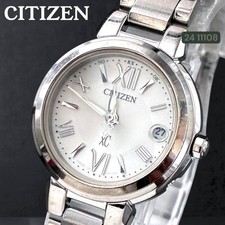 CITIZEN Xc XC Eco Drive Radio Solar Date Luminous Ladies Watch Working