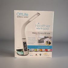 OttLite Wellness LED Schreibtischlampe Nachtlicht Uhr Thermometer PLUS ÜBERRASCHUNGSGESCHENK